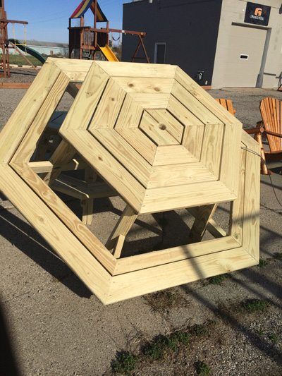 Hexagon Picnic Table