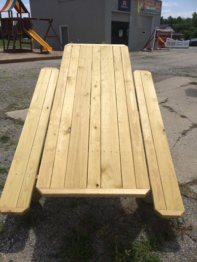 6′ & 8′ Straight Picnic Tables